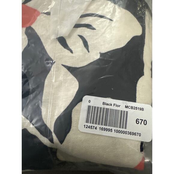 MODCLOTH My, How Marvelous Black Floral Mini Pencil Linen Blend Skirt - Sz 0 NWT - Picture 4 of 4